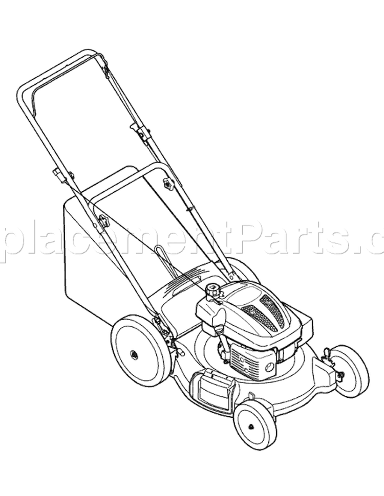 Page C Diagram and Parts List for 2007 Yard Man Lawn Mower